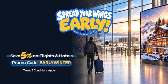Book early, save more with code EARLYWINTER!